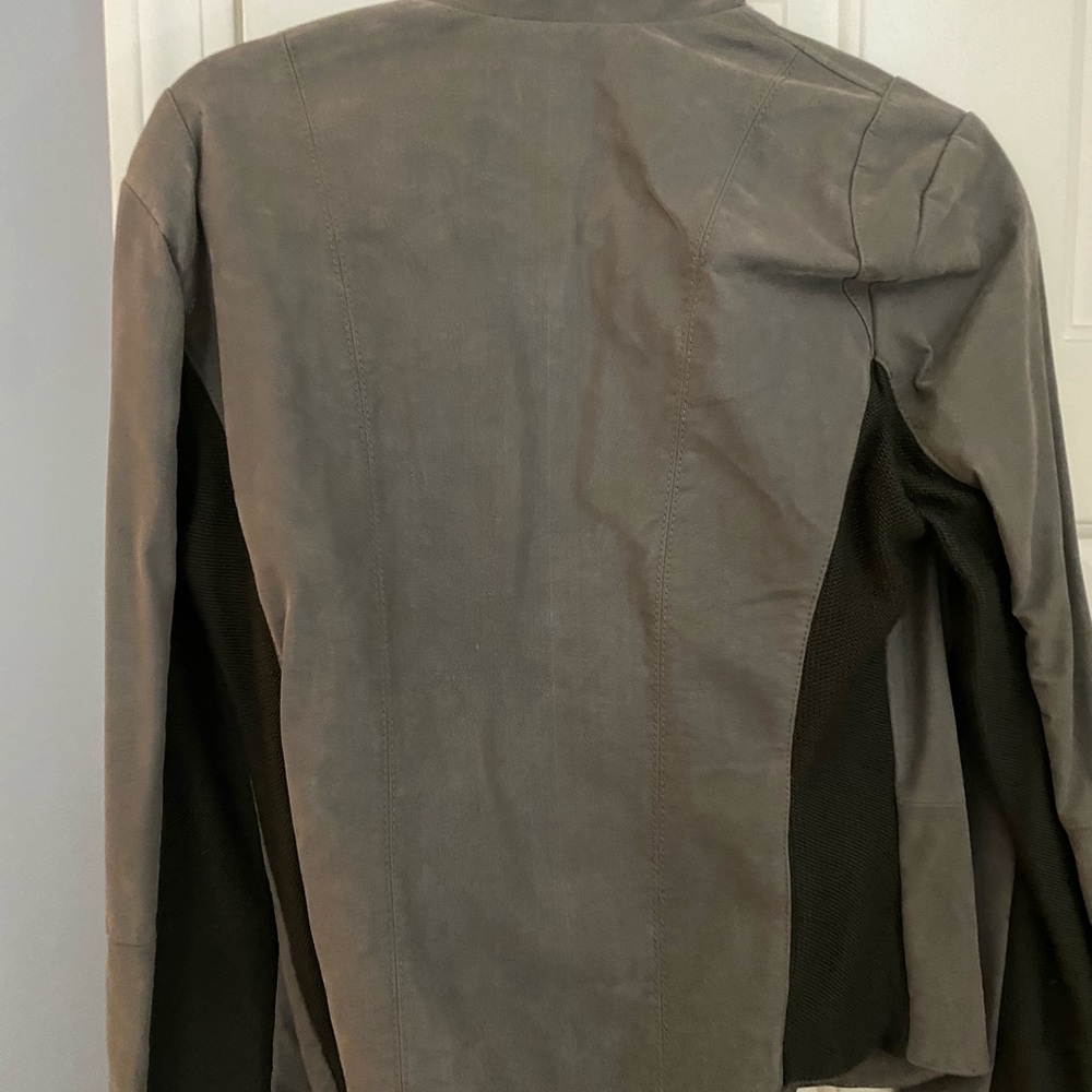 Super Soft Gray Suede Jacket - image 3